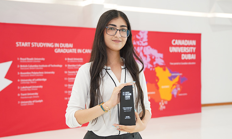 Dubai student's project honoured at regional design industry awards