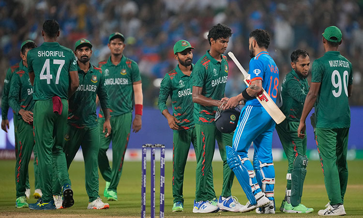 Kohli hits unbeaten ton as India overwhelm Bangladesh in World Cup 