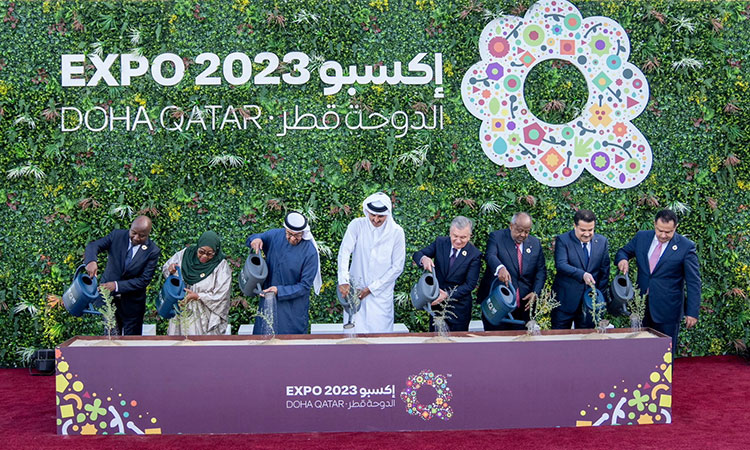 UAE President attends opening of International Horticultural Expo 2023 in Doha 