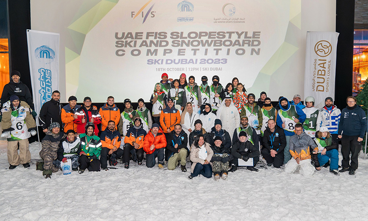 Emirati athletes win 24 medals at FIS Slopestyle and Rail Jam competitions