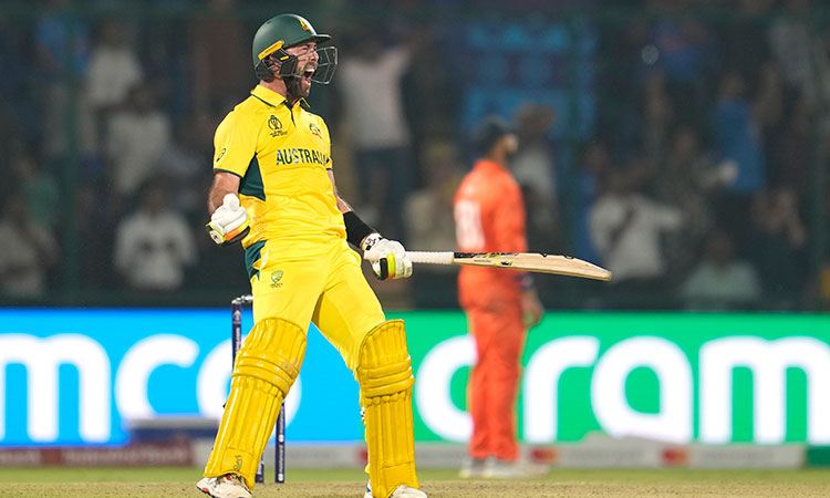 Maxwell hits fastest World Cup ton as Australia rout the Netherlands by 309 runs 