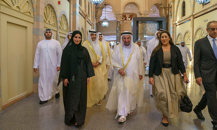 Sheikh Sultan inaugurates 'Ziena Splendor of The Indian Courts' Exhibition 