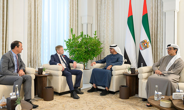 UAE President, UK defence secretary discuss current regional issues