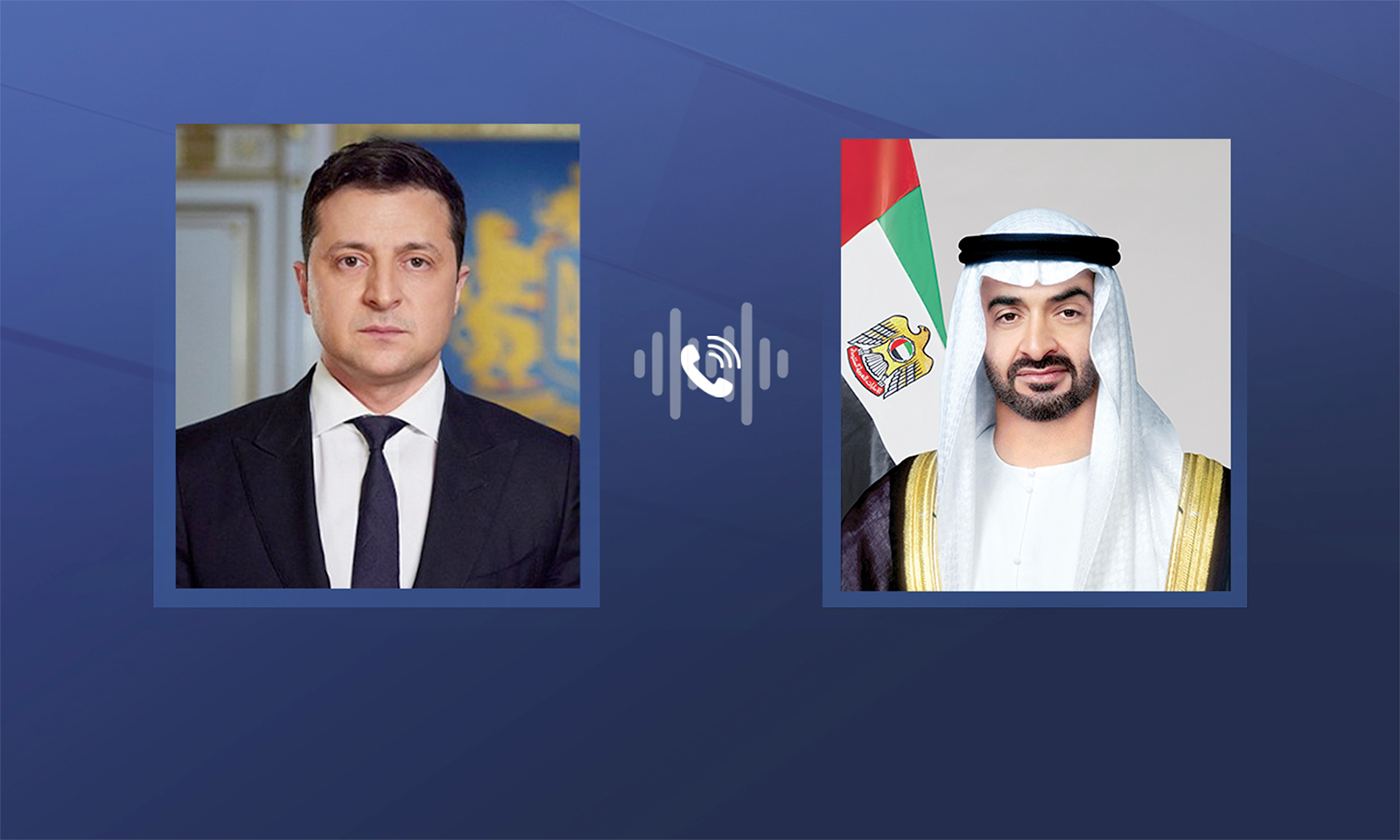 Mohamed Bin Zayed, Ukrainian president discuss regional and global developments