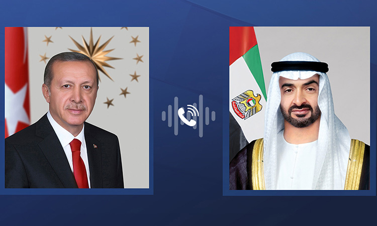 UAE and Turkey Presidents discuss bilateral relations, regional developments