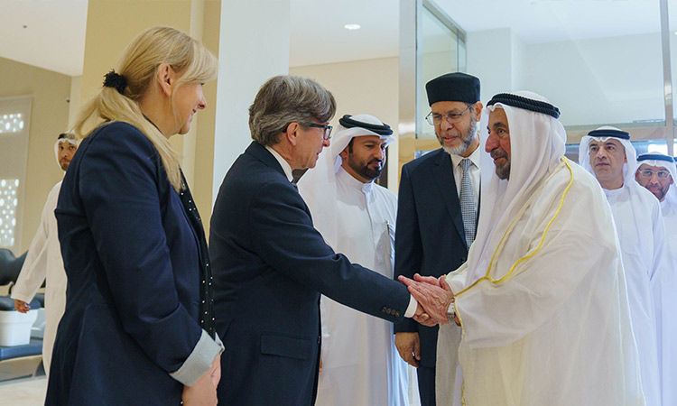 Sharjah Ruler receives students from Jagiellonian University in Poland