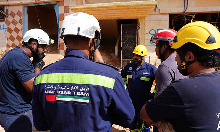 UAE team helps locate 181 missing victims of Hurricane Daniel in Libya’s Derna