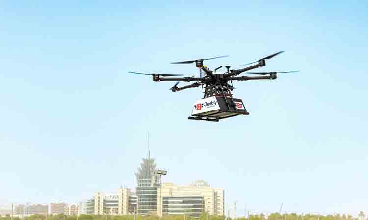 Drones deliver wide range of consumer goods in Dubai's Silicon Oasis