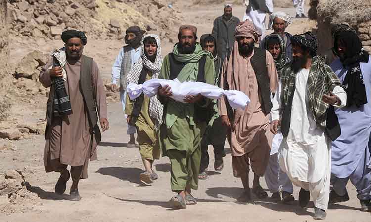 Afghan earthquakes kill 2,445, say Taliban 