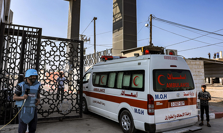 First ambulances carrying Gaza wounded enter Egypt: Official