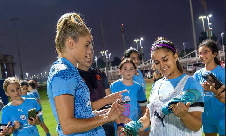 City’s women’s team skipper Houghton sees bright future for girls football in UAE