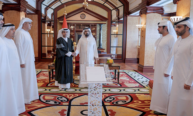 Sheikh Mohammed presides over swearing-in ceremony of new members of Dubai Judicial Authority