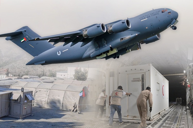 UAE sends 27 cargo planes with relief material to Gaza in 5 days