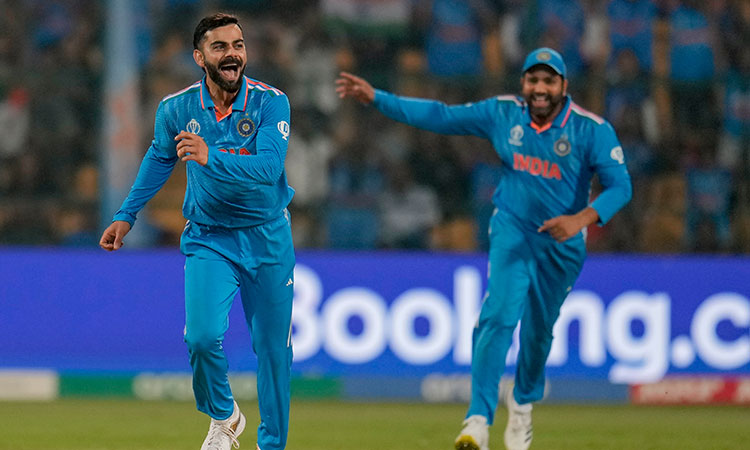 Iyer, Rahul tons keep India perfect as Kohli and Rohit take World Cup wickets