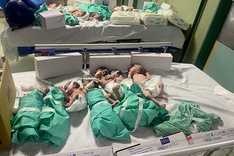 30 premature babies evacuated from Al Shifa Hospital and are bound to Egypt