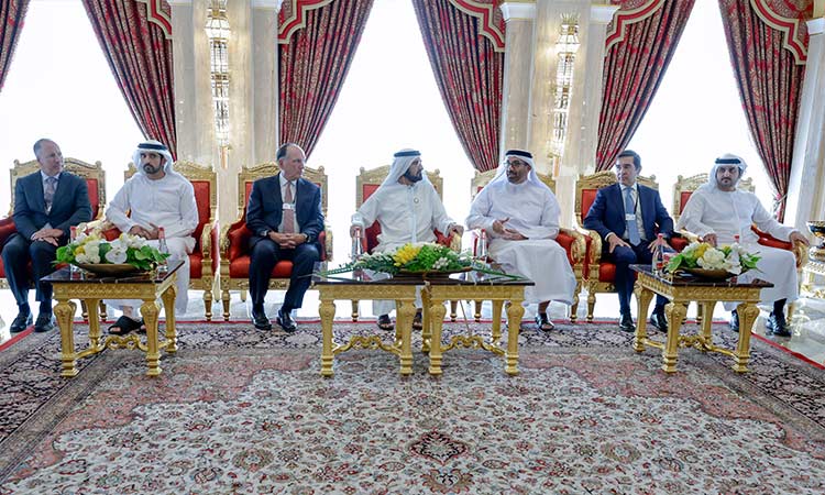 Mohammed meets global banking leaders participating in 2023 International Monetary Conference