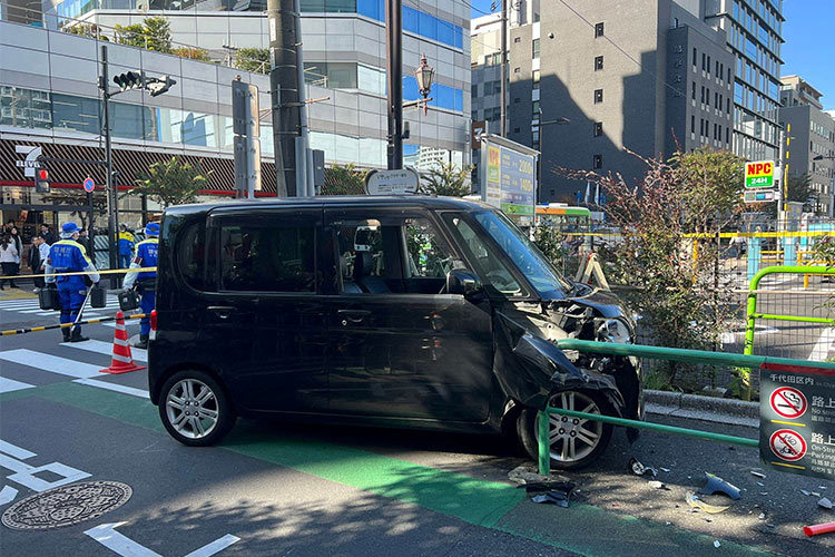 Car rams barricade near Israel embassy in Tokyo, man detained