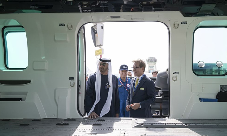 UAE President visits Dubai Airshow 2023