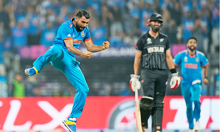 Shami's 7-57 helps India script 70-run win, reach World Cup final