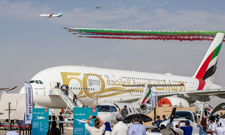 18th edition of Dubai Airshow to begin on Nov.13 with participation of 1,400 exhibitors from 95 countries 