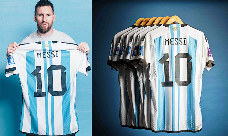 Six shirts worn by Messi at World Cup sell for $7.8 million at auction in New York 