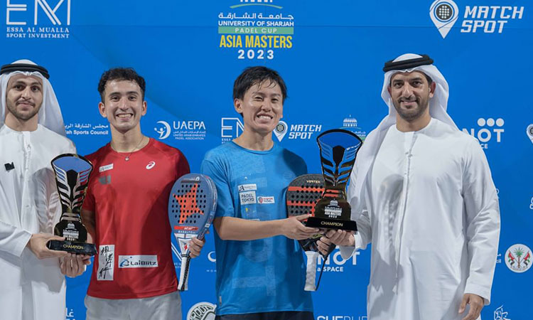 Sultan Bin Ahmed crowns Japanese team with first Asian Padel Cup