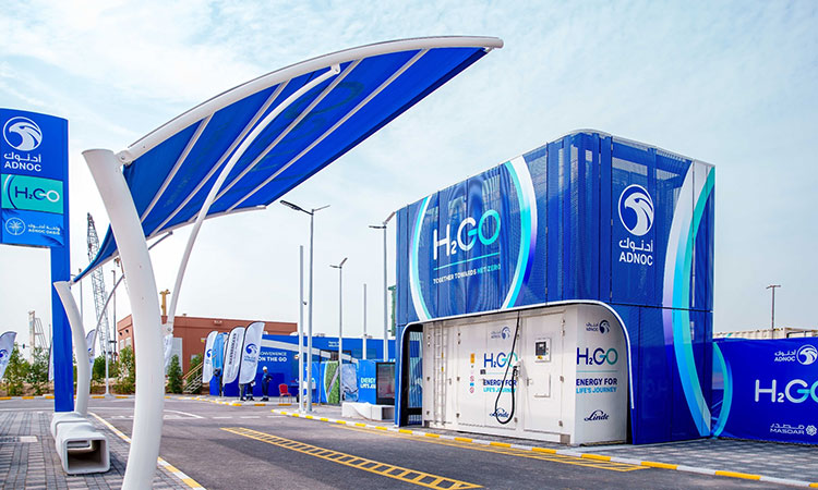 Adnoc opens region’s first high-speed green hydrogen refuelling pilot unit