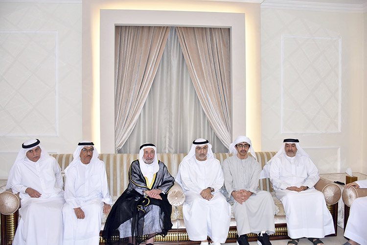 VIDEO: UAE Rulers condole Minister Abdul Rahman Owais on death of his father 