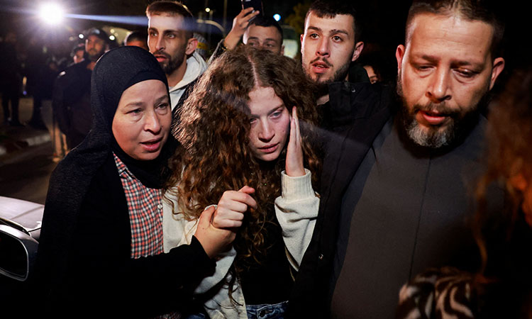 Activist Tamimi among Palestinians freed by Israel in Gaza truce swap