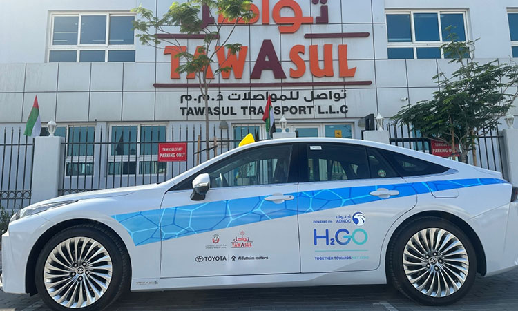 First hydrogen-powered smart taxi launched in Abu Dhabi