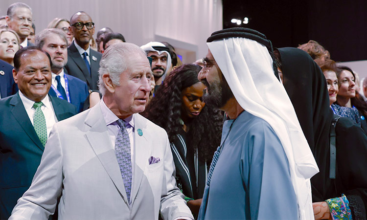 Sheikh Mohammed, King Charles discuss climate issues 