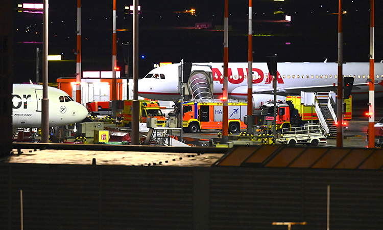 Hamburg airport remains closed as police deal with ‘hostage situation’