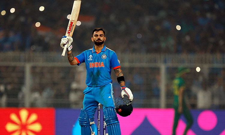 Birthday boy Kohli equals Tendulkar's record 49 ODI hundreds