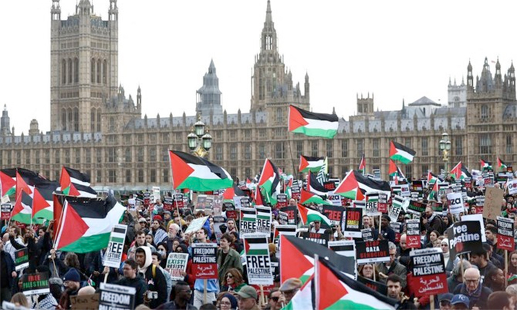 British Metropolitan Police say pro-Palestinian march on Armistice Day in London will go ahead