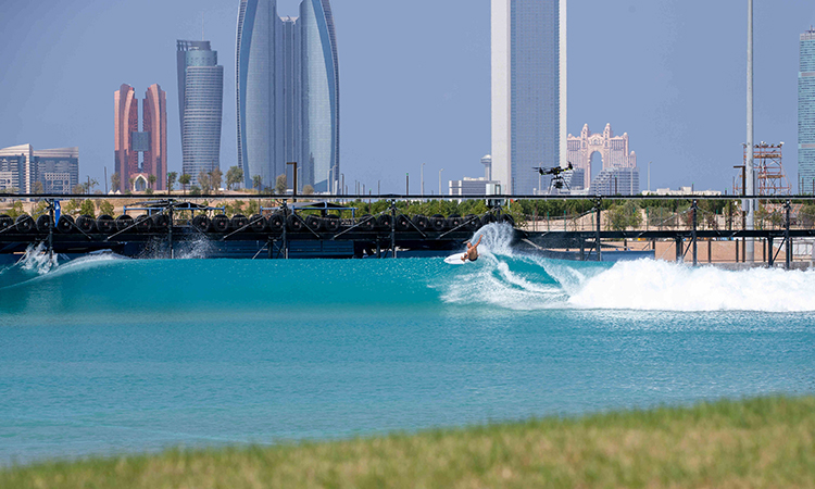 Surfing legend Slater ‘finds his wave’ at Surf Abu Dhabi