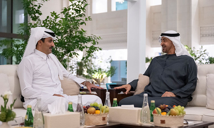 UAE President, Emir of Qatar call for immediate ceasefire in Gaza