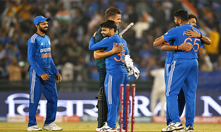 Rinku, spinners help India beat  Australia to clinch T20 series