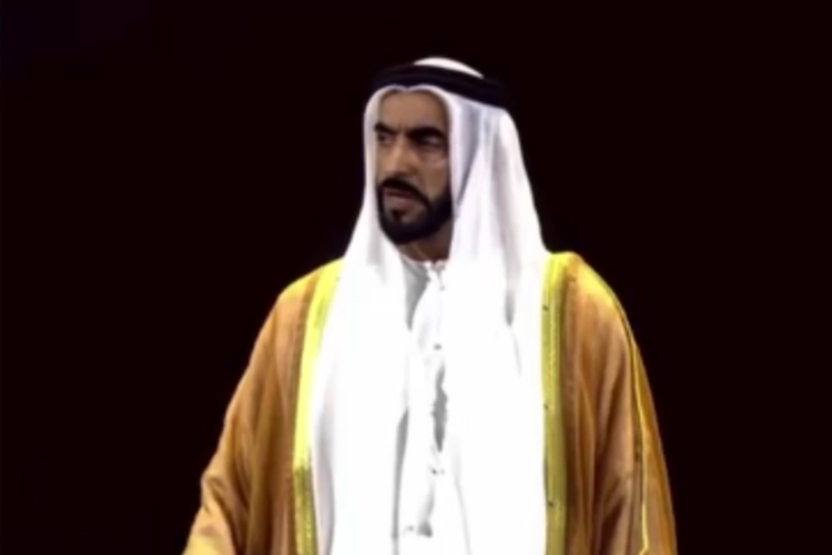 VIDEO: Sheikh Zayed’s message comes to life with 3-D hologram technology