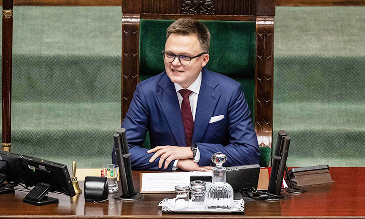 Polish parliament’s witty speaker is a viral sensation