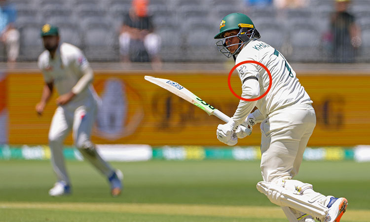 Australia cricketer Khawaja wears black armband in Perth Test after ban on his 'all lives are equal' shoes message 