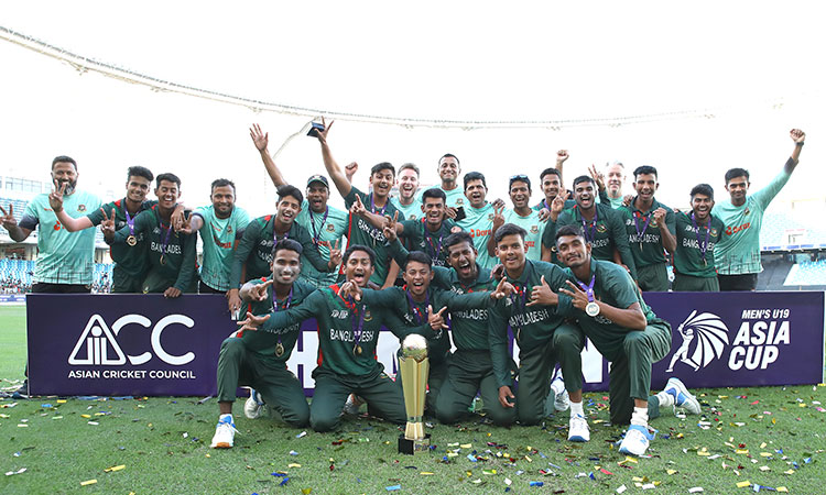 Bangladesh beat UAE by 195 runs to clinch U-19 Asian Cup title