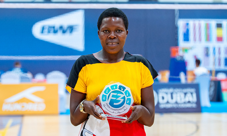 Uganda’s Mwesigwa gets Most Determined Player at Fazza-Dubai Para Badminton