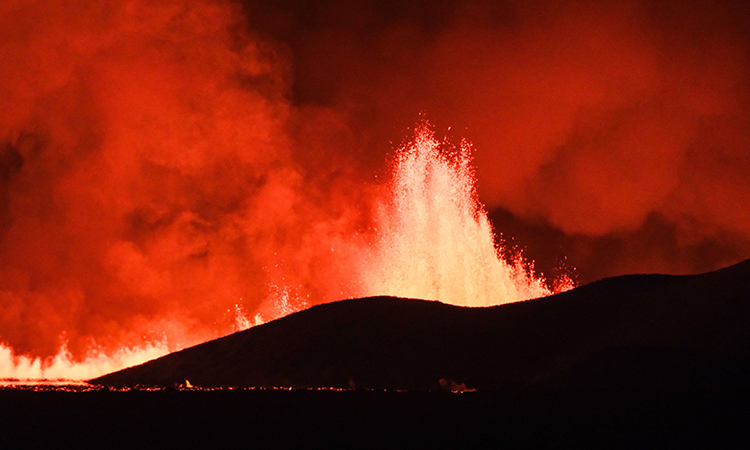 Volcano erupts in southwest Iceland after weeks of earthquakes