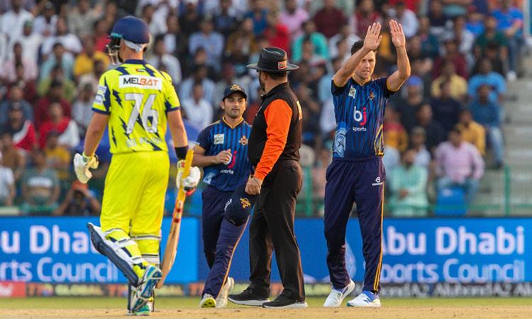 Deccan Gladiators hand Team Abu Dhabi fourth straight loss in T10 tournament