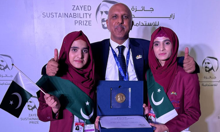 Pakistan’s orphan school wins Zayed Sustainability Prize in Dubai 