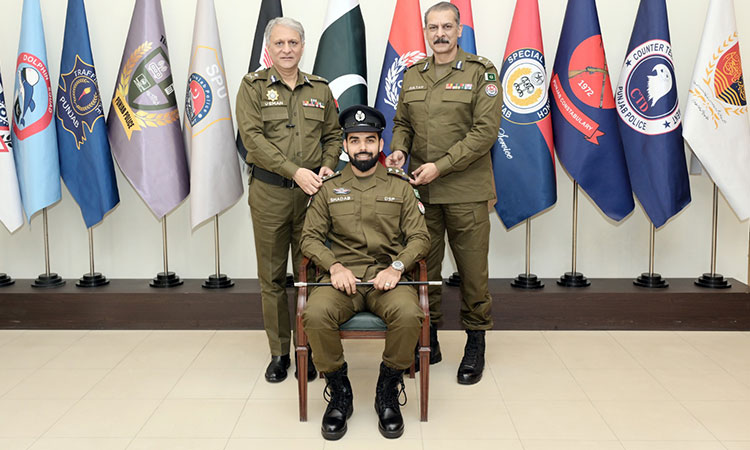 Pakistan’s all-rounder Shadab Khan joins Punjab police as honourary DSP 