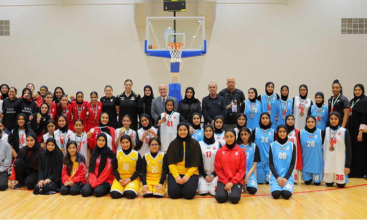 Sharjah Women's Sports Club players star in final round of 3x3 Basketball League