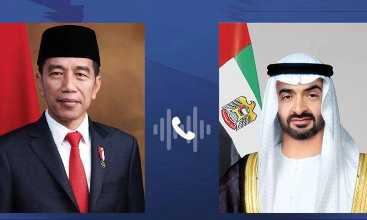 UAE President discusses bilateral relations with Indonesian President in phone call