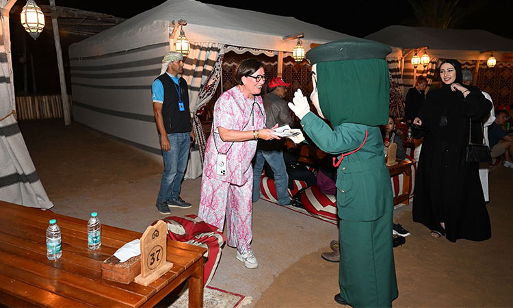 Dubai Police organise 'Tourist Camps' event