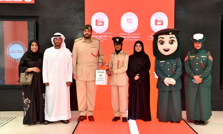 15-year-old student turns Dubai Police officer for a day